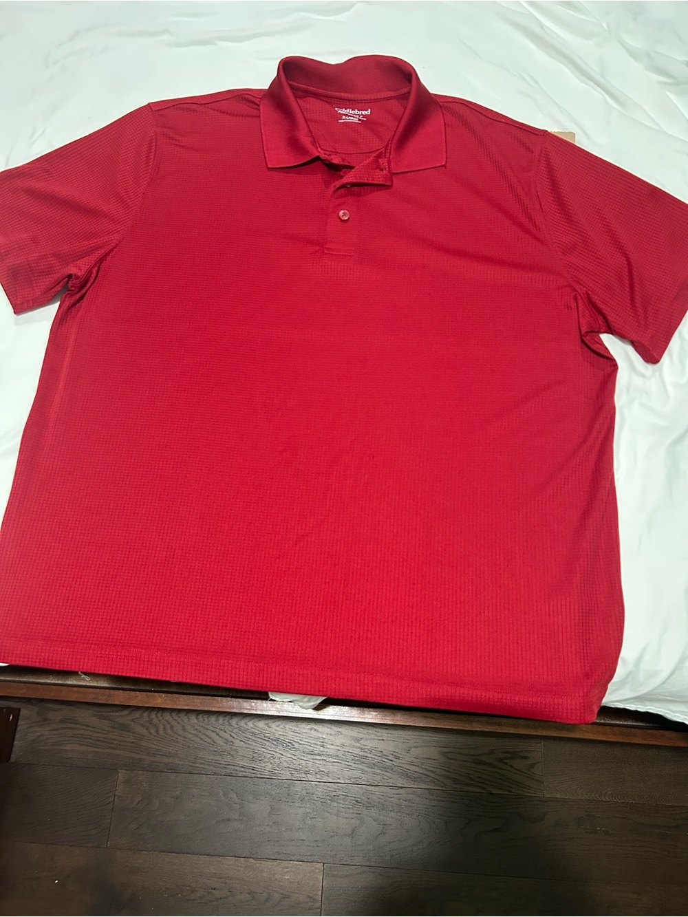 Saddlebred Men's Red Short-Sleeve Polo